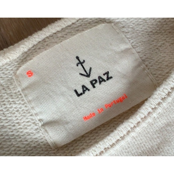 La Paz Cropped Sweatshirt - La Paz Paris Design with triangle - Size Small - Picture 5 of 7